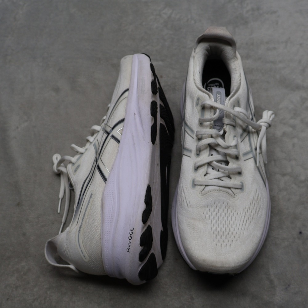 ASICS Mens 12 Athletic Shoes White Running Gel Kayano 32 Lightweight Cushioned